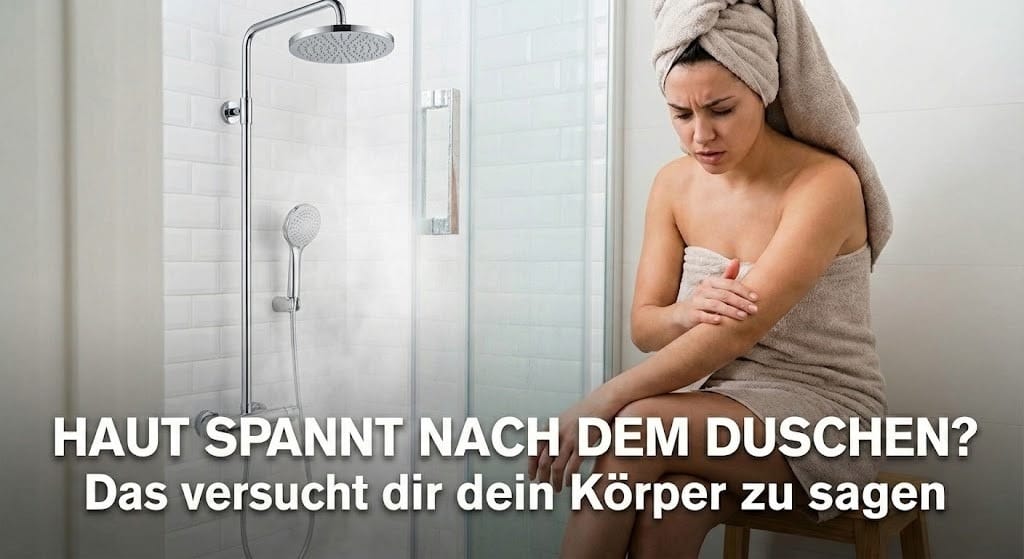 Haut spannt nach dem Duschen? Das versucht dir dein Körper zu sagen